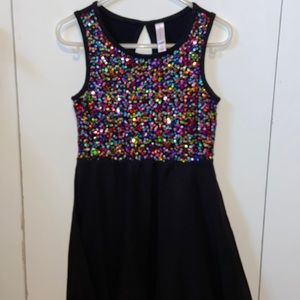 Sequin lined dress